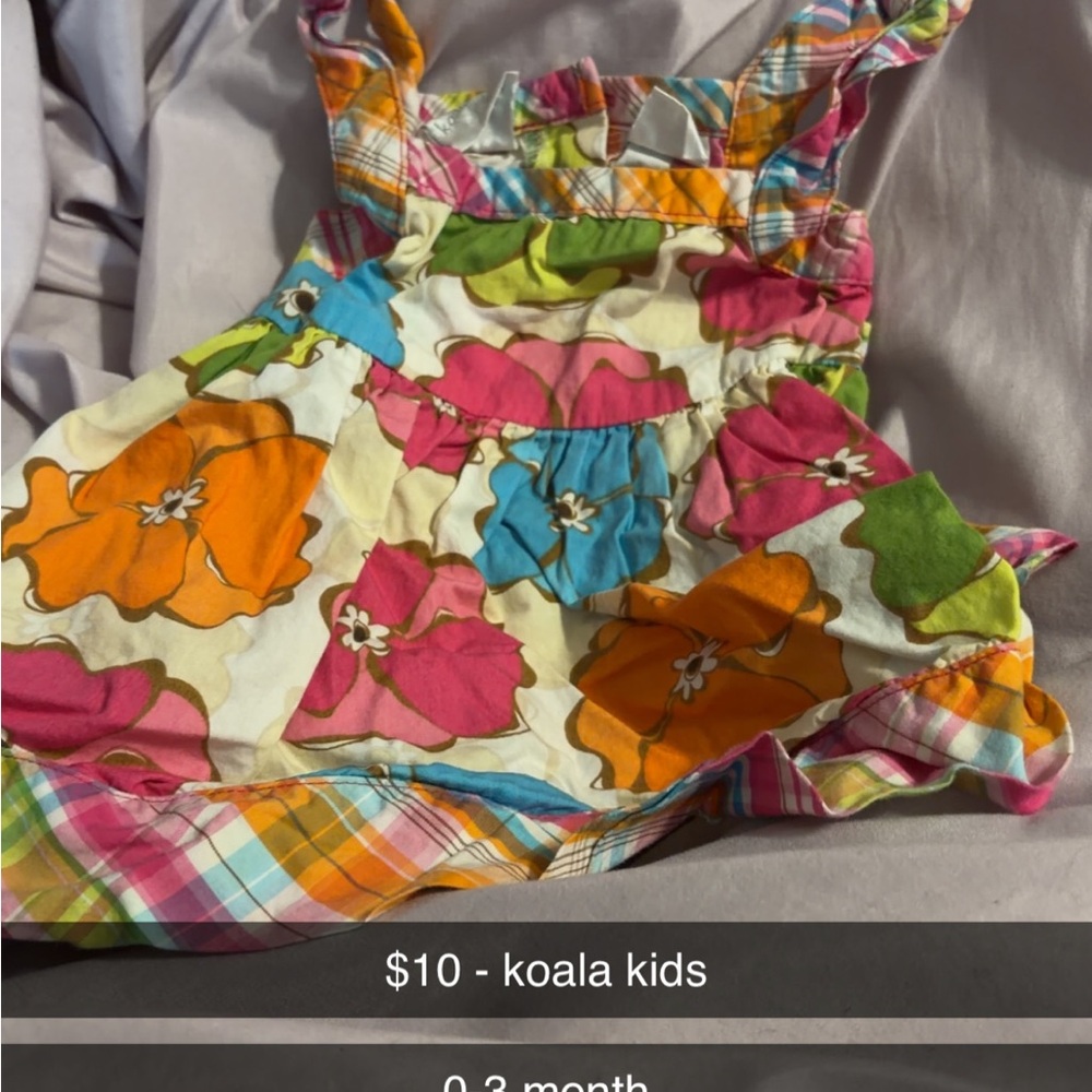 Koala Kids Multicolor Floral Dress